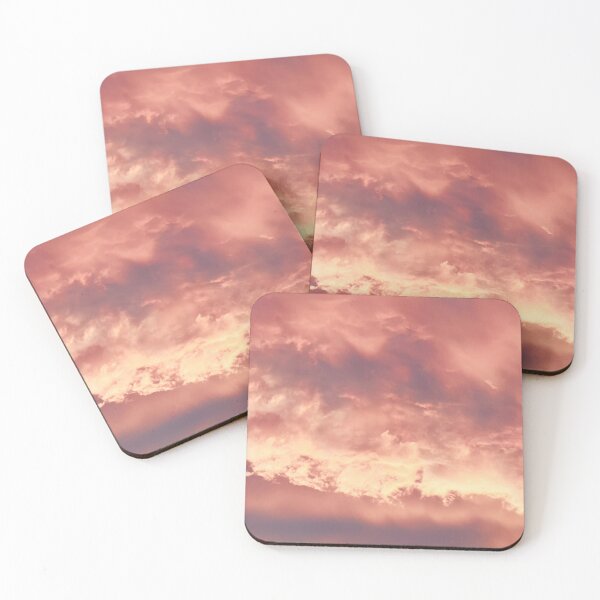 Item preview, Peach Sky After Thunderstorm Clouds designed and sold by Mary Prema Art.