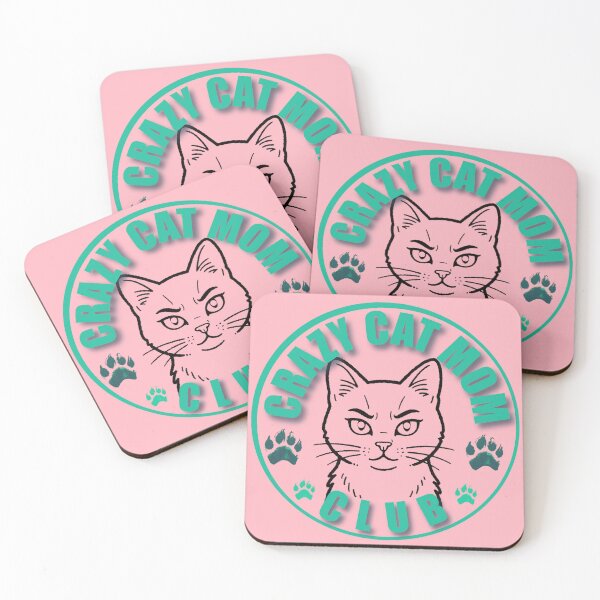 Item preview, Crazy Cat Mom Club Logo designed and sold by OldDogNewDawn.