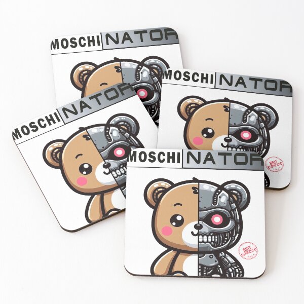 Item preview, Moschinator – Cute Bear Meets Machine Parody designed and sold by 8BitEspresso.