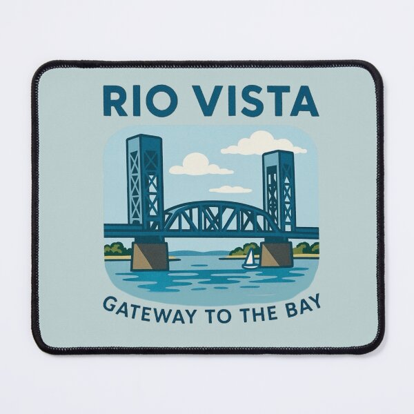Item preview, Rio Vista Bridge - Gateway to the Bay, California designed and sold by Myra365Art.