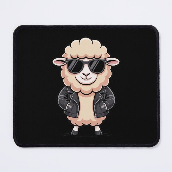 Item preview, Cool Sheep – Cute Stylish Kawaii Cartoon Design designed and sold by ColorSplash123.