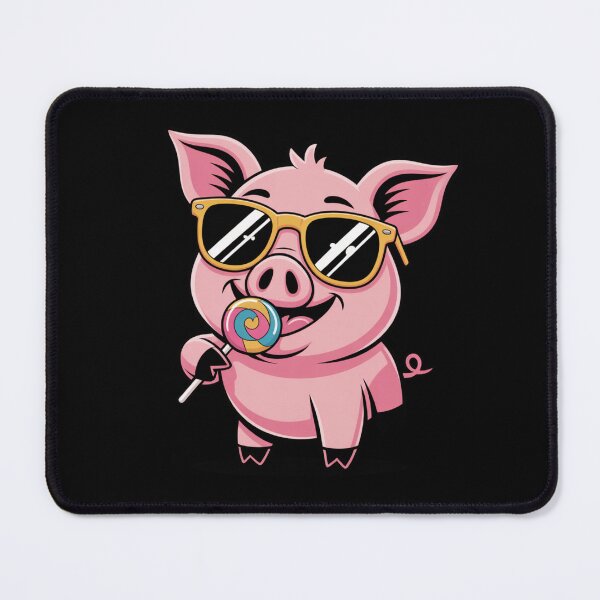 Item preview, Funny Pig – Cute Kawaii Attitude Cartoon Design designed and sold by ColorSplash123.