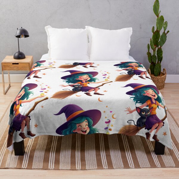 Item preview, A cheerful, cartoon-style witch designed and sold by HorizonStores.
