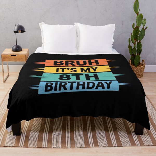 Item preview, Kids Bruh It's My 8th Birthday Eight Year Old Kids Boys  designed and sold by GGrizeldaRivas.