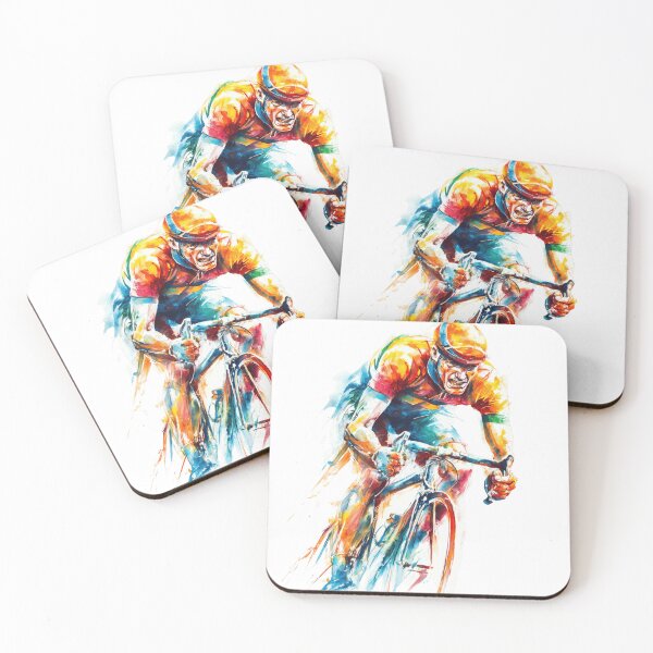 Item preview, Hardcore Watercolor Cyclist designed and sold by NAIRVANA.