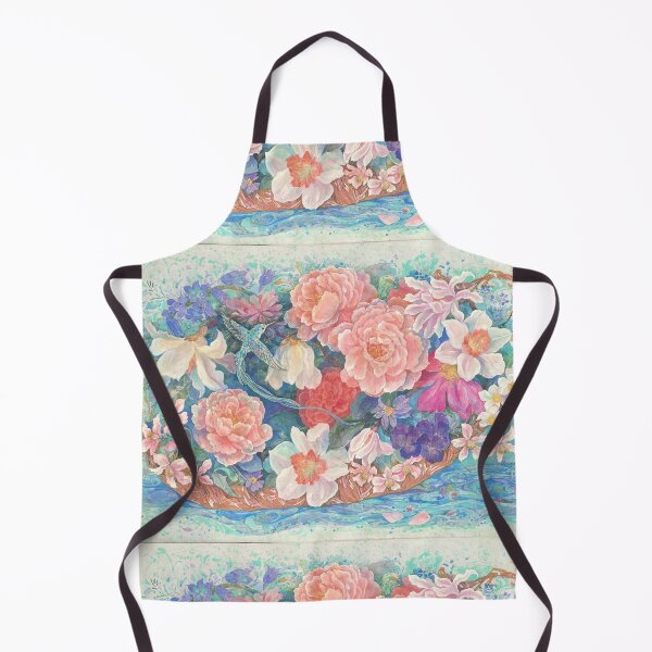 Item preview, Ephemeral Boat of Blooms: Nihonga Fantasy Art designed and sold by nakaitomoko.