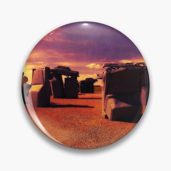 Item preview, Retro-Carhenge Travel Pic designed and sold by Hair-brained Haberdasher.
