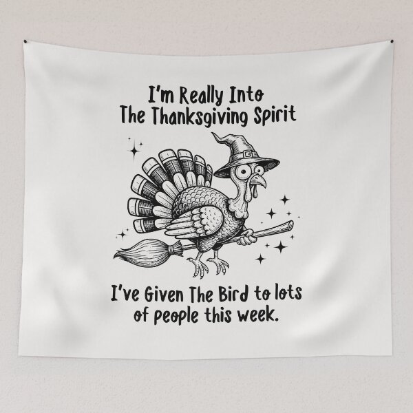 Item preview, I’m Really Into The Thanksgiving Spirit I’ve Given The Bird designed and sold by ManiaGrania.