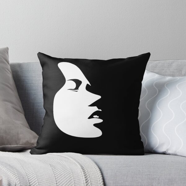 Item preview, BW Human Face Closed Eye designed and sold by TheRedBoxTees.