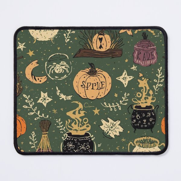 Item preview, Cauldrons & Charms – Cozy Witchy Halloween Pattern designed and sold by Deezyned.
