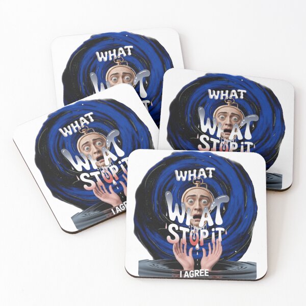 Item preview, Surreal Sanity Break: What? Stop it, I Agree! Immerse yourself in the effervescent elixir of existential levity with this hypnotic design that playfully captures your psyche’s eternal protest designed and sold by Creative-Sanc.