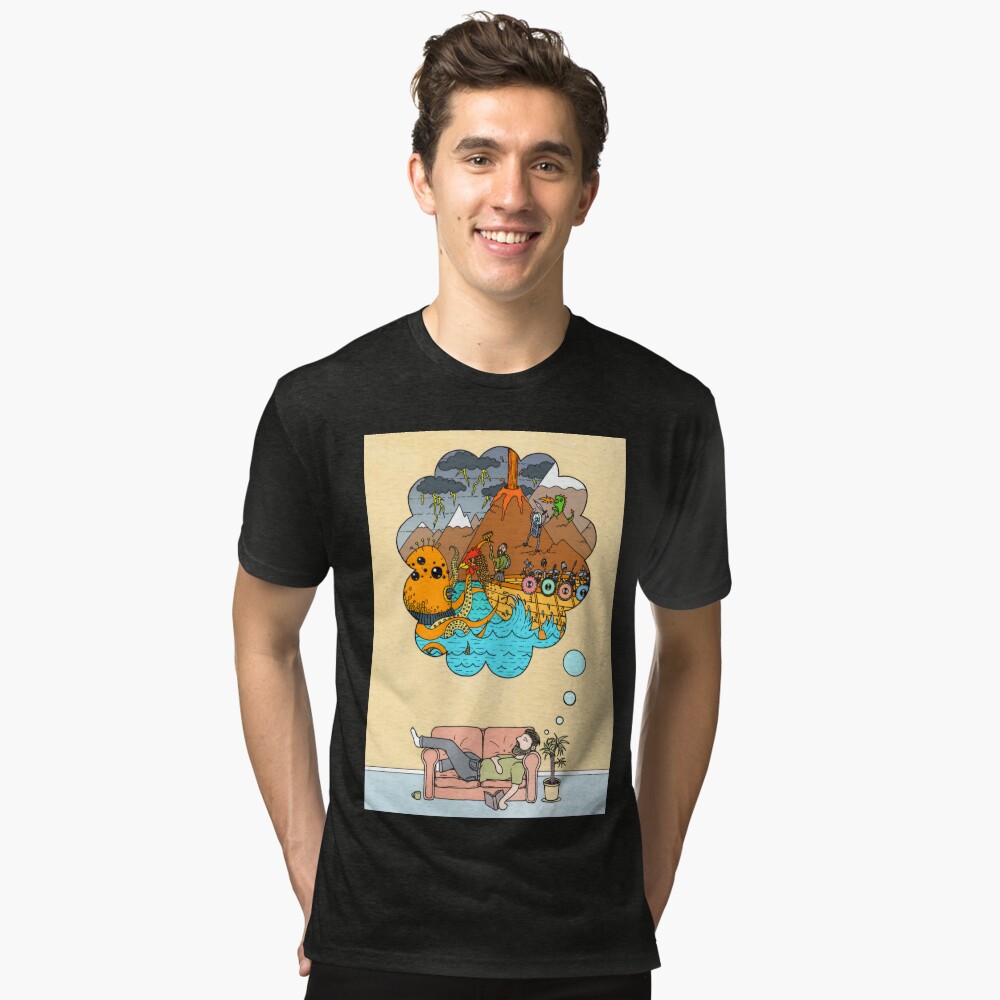 Item preview, Tri-blend T-Shirt designed and sold by JayCougar.