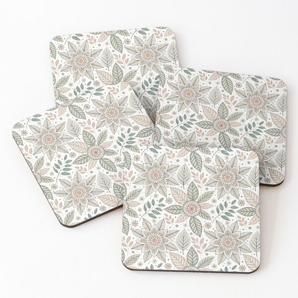 Item preview, Geometric Leaves & Rosettes designed and sold by Shuga-Design.