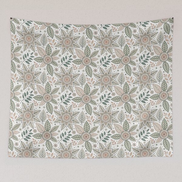 Item preview, Geometric Leaves & Rosettes designed and sold by Shuga-Design.