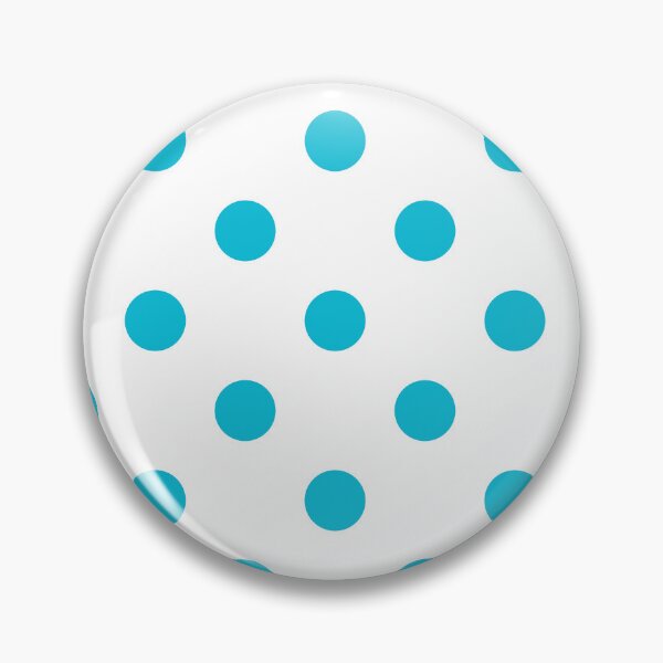 Item preview, Aqua Blue Polka Dots On White designed and sold by POLKAIWERX.