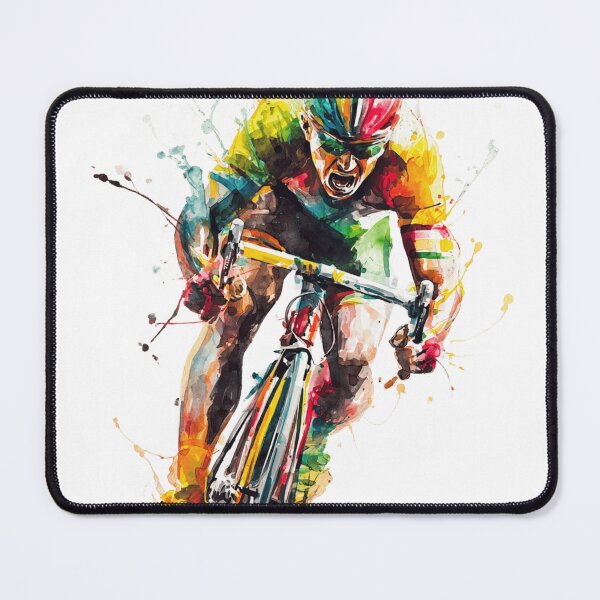 Item preview, Hardcore Watercolor Cyclist designed and sold by NAIRVANA.