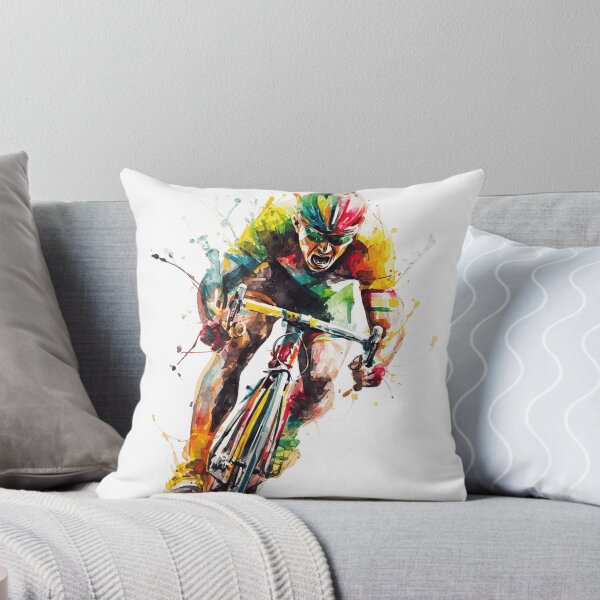 Item preview, Hardcore Watercolor Cyclist designed and sold by NAIRVANA.
