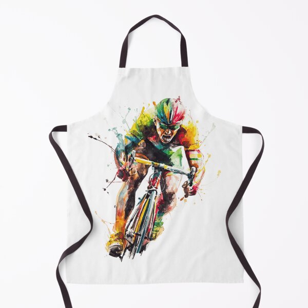 Item preview, Hardcore Watercolor Cyclist designed and sold by NAIRVANA.