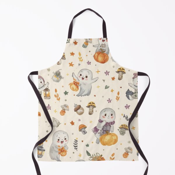 Item preview, Ghostly Whimsy – Cute Cottagecore Halloween Pattern designed and sold by Deezyned.