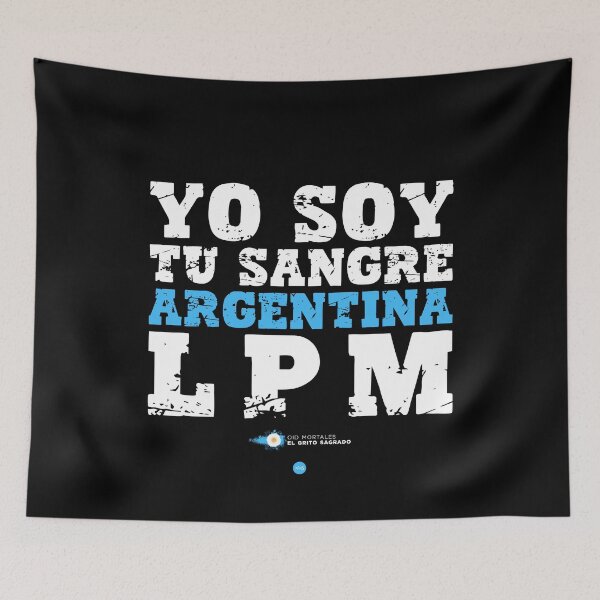 Item preview, I am your Argentine blood LPM - Listen mortals (fo) I designed and sold by XUSRedbubble.