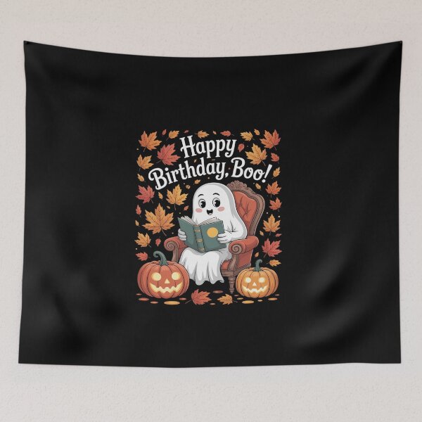 Item preview, Ghost Book Reading Pumpkin Gothic Halloween Teachers designed and sold by EllinoKlemo.