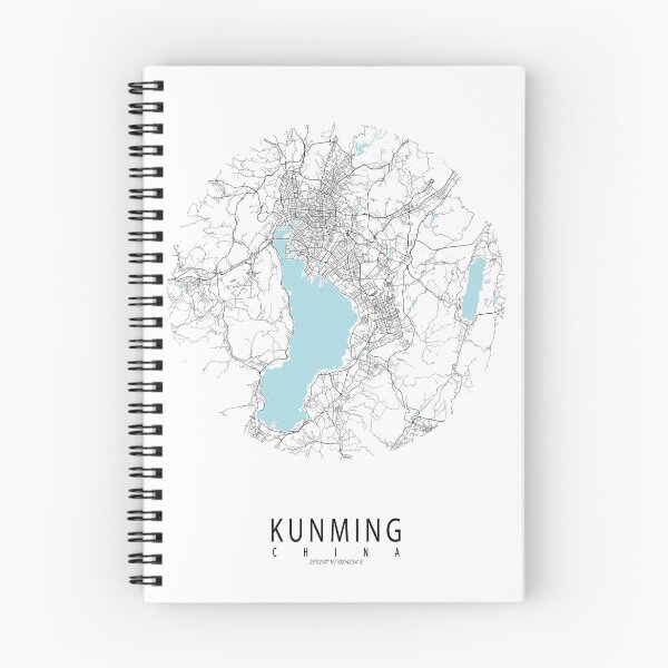 Item preview, Kunming City Map of China - Circle designed and sold by deMAP.