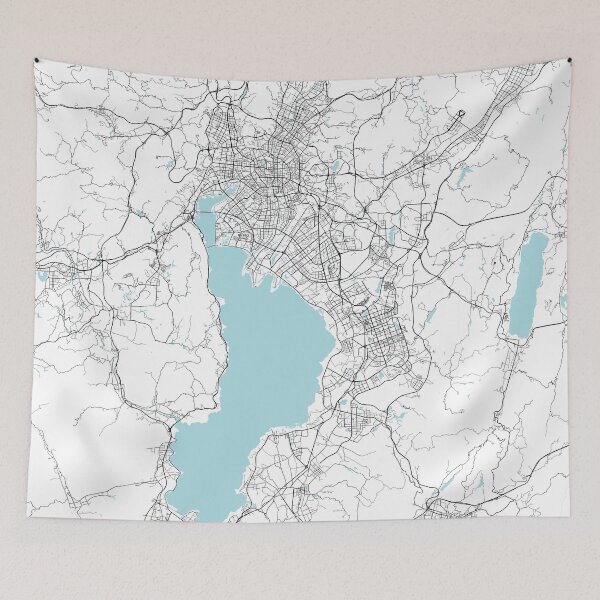 Item preview, Kunming City Map of China - Circle designed and sold by deMAP.