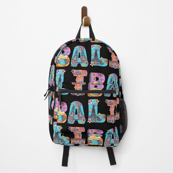 Item preview, Vibrant Balinese Cultural Elements Decorated In The Word BALI Vector Typographic Design designed and sold by ghinan.