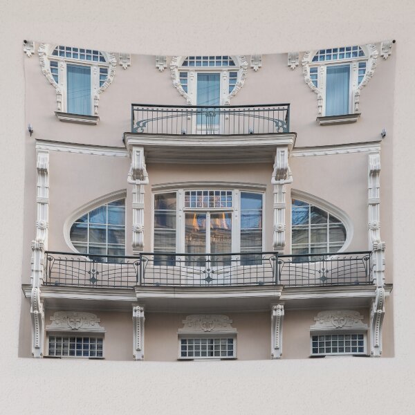 Item preview, A beautiful building in the Art Nouveau style. designed and sold by DanRaizPhoto.