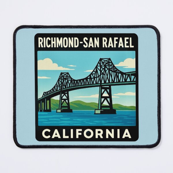 Item preview, Richmond-San Rafael Bridge - California designed and sold by Myra365Art.