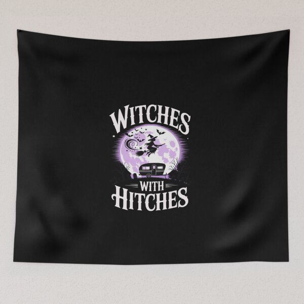 Item preview, Witches With Hitches Costume Halloween Camping designed and sold by EllinoKlemo.