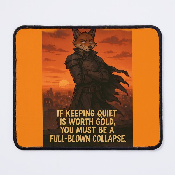Item preview, Collapse of Silence – ShadowFox in the Quiet Storm designed and sold by ShadowFoxStudio.