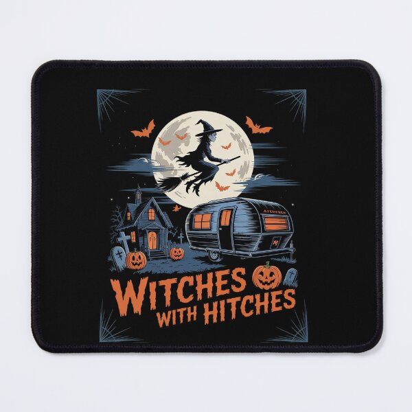 Item preview, Witches With Hitches Halloween Camping Inspired Moon designed and sold by EllinoKlemo.