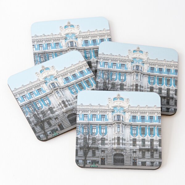 Item preview, A beautiful building in the Art Nouveau style. designed and sold by DanRaizPhoto.