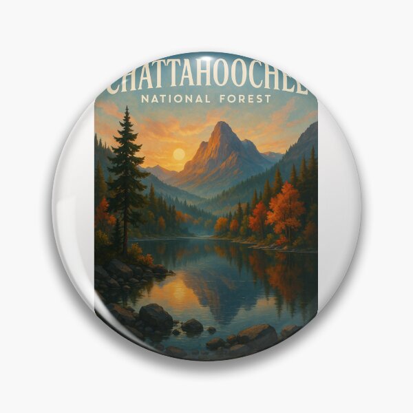 Item preview, Chattahoochee National Forest Autumn Lake View Georgia Mountains designed and sold by Places On Earth.