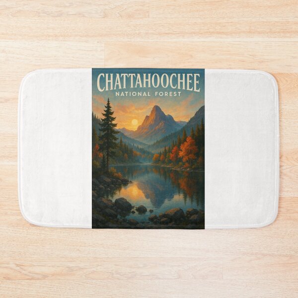 Item preview, Chattahoochee National Forest Autumn Lake View Georgia Mountains designed and sold by Places On Earth.