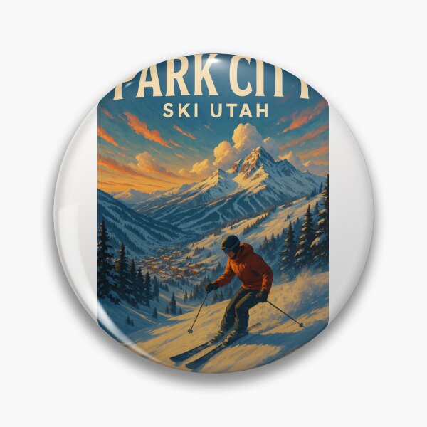 Item preview, Park City Ski Resort Utah Wasatch Range Snow Scene designed and sold by Places On Earth.