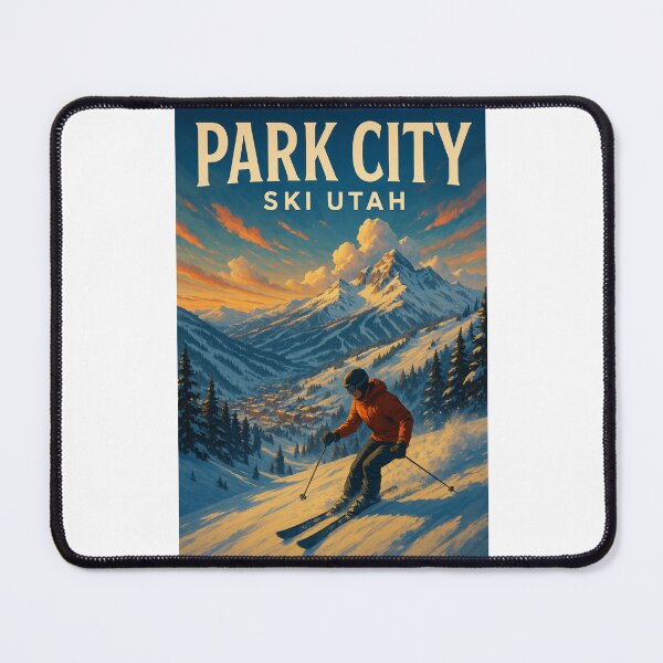 Item preview, Park City Ski Resort Utah Wasatch Range Snow Scene designed and sold by Places On Earth.