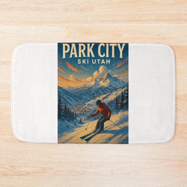 Item preview, Park City Ski Resort Utah Wasatch Range Snow Scene designed and sold by Places On Earth.