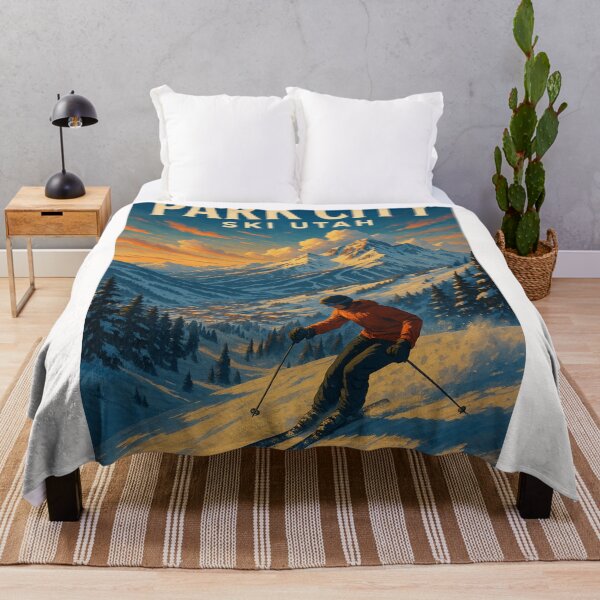 Item preview, Park City Ski Resort Utah Wasatch Range Snow Scene designed and sold by Places On Earth.