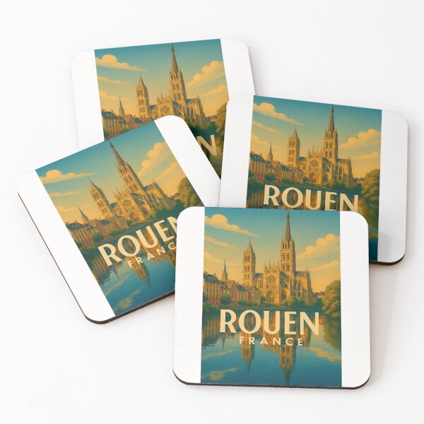 Item preview, Rouen Cathedral and Seine River Reflections, Normandy France designed and sold by Places On Earth.