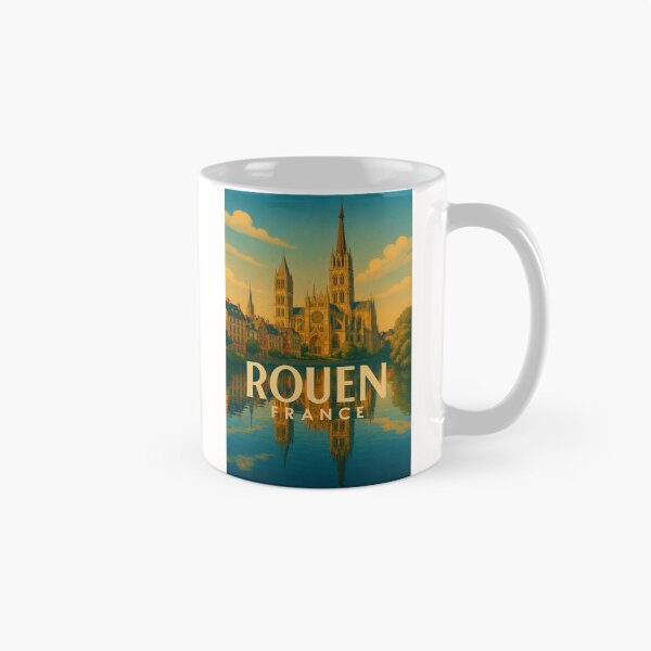 Item preview, Rouen Cathedral and Seine River Reflections, Normandy France designed and sold by Places On Earth.