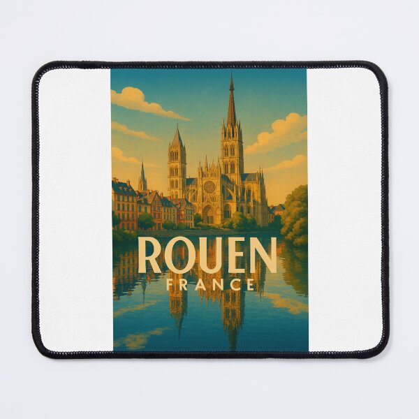 Item preview, Rouen Cathedral and Seine River Reflections, Normandy France designed and sold by Places On Earth.