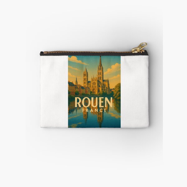 Item preview, Rouen Cathedral and Seine River Reflections, Normandy France designed and sold by Places On Earth.