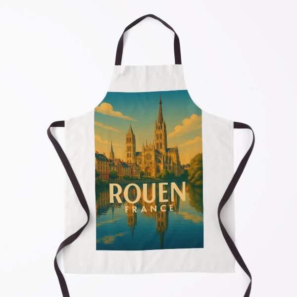 Item preview, Rouen Cathedral and Seine River Reflections, Normandy France designed and sold by Places On Earth.