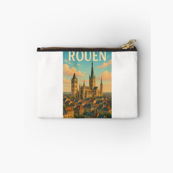 Item preview, Rouen Cathedral Above the Rooftops of Normandy designed and sold by Places On Earth.