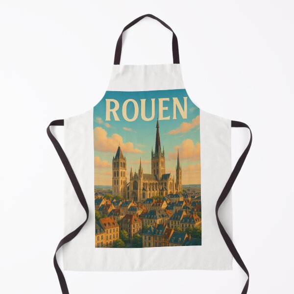 Item preview, Rouen Cathedral Above the Rooftops of Normandy designed and sold by Places On Earth.