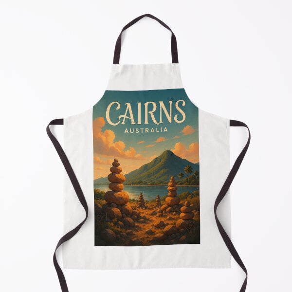 Item preview, Rock Cairns at Sunset in Cairns, Queensland designed and sold by Places On Earth.