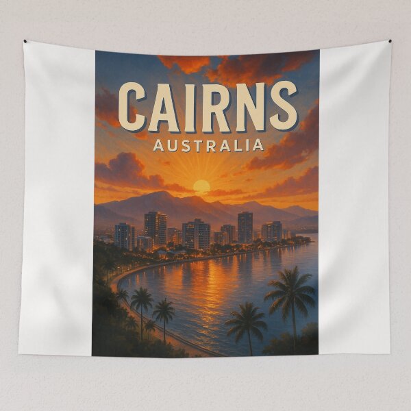 Item preview, Cairns Esplanade at Dusk with Coral Sea Reflections designed and sold by Places On Earth.