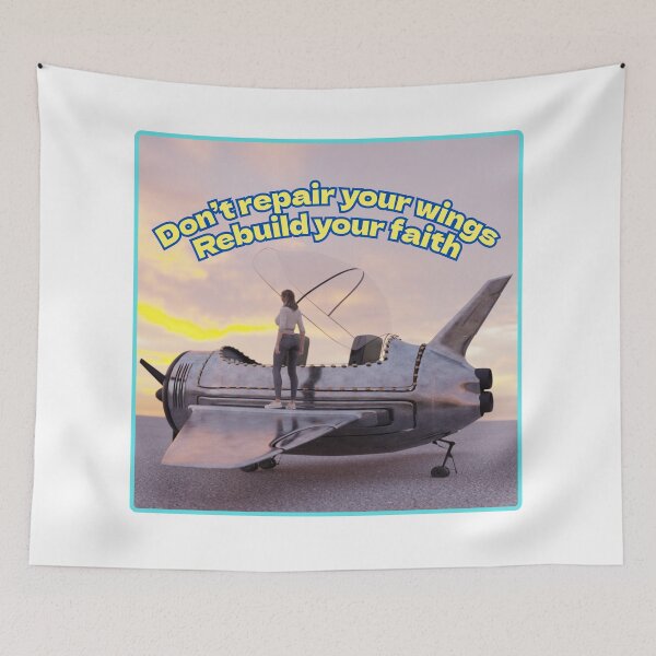 Item preview, Wings Made of Hope Emotional 3D Artwork designed and sold by Cynic Club.